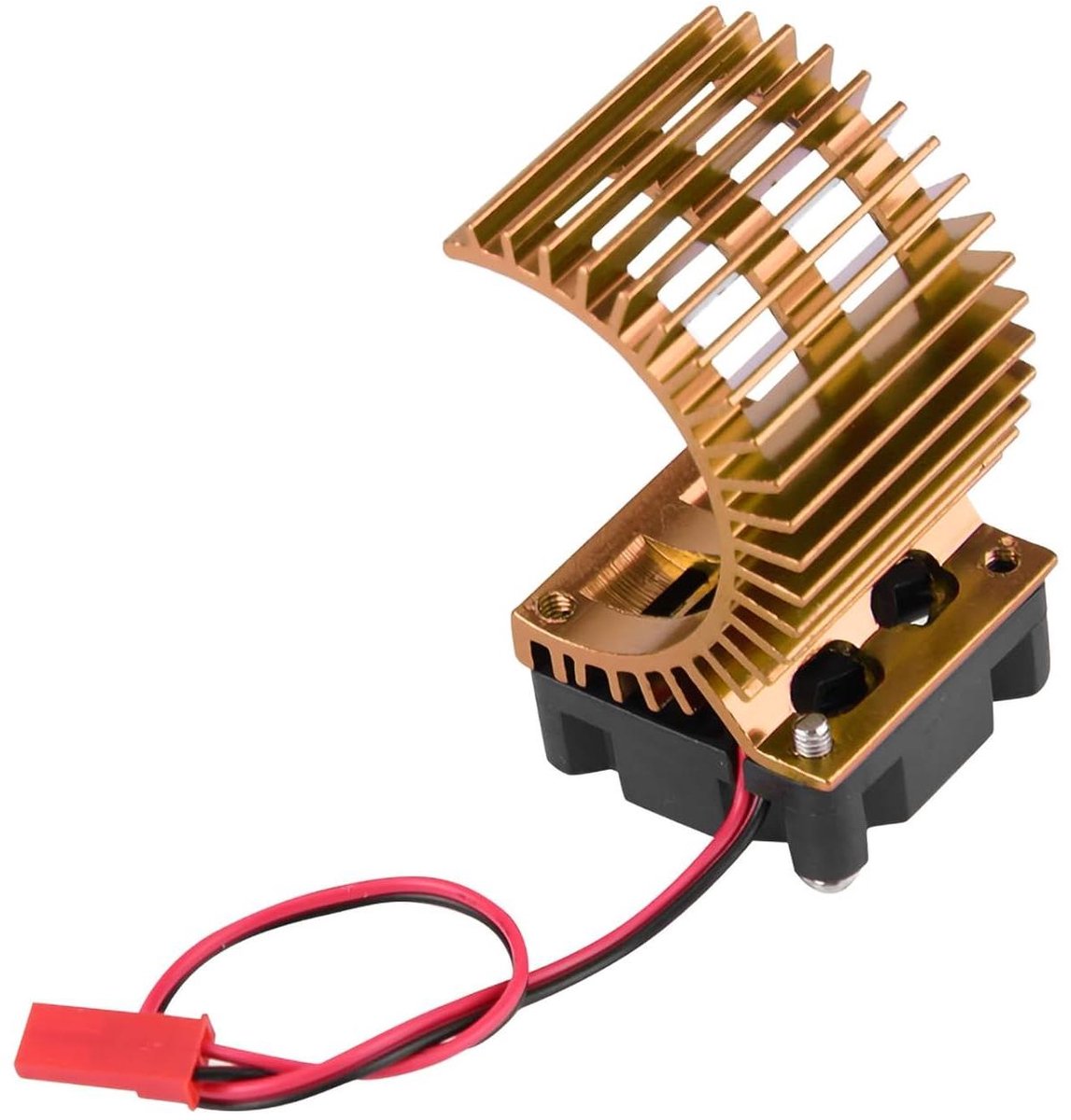 Motor Koeler - Hitte Sink - RC Auto - Automatische Ventilator - 5.5 cm - Goud