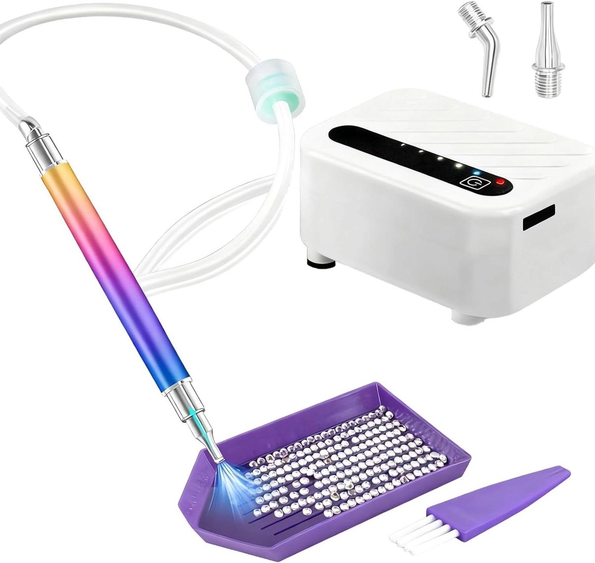 Craft Pen - Edelsteen Pen - Diamant Schilderen - USB Aangedreven - 20 cm - Multicolor