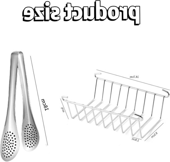 Air Fryer Toast Rack met Broodclip - Ideaal voor Toast, Snacks en Gerechten in Keuken, Restaurant en Feestjes — afbeelding 5