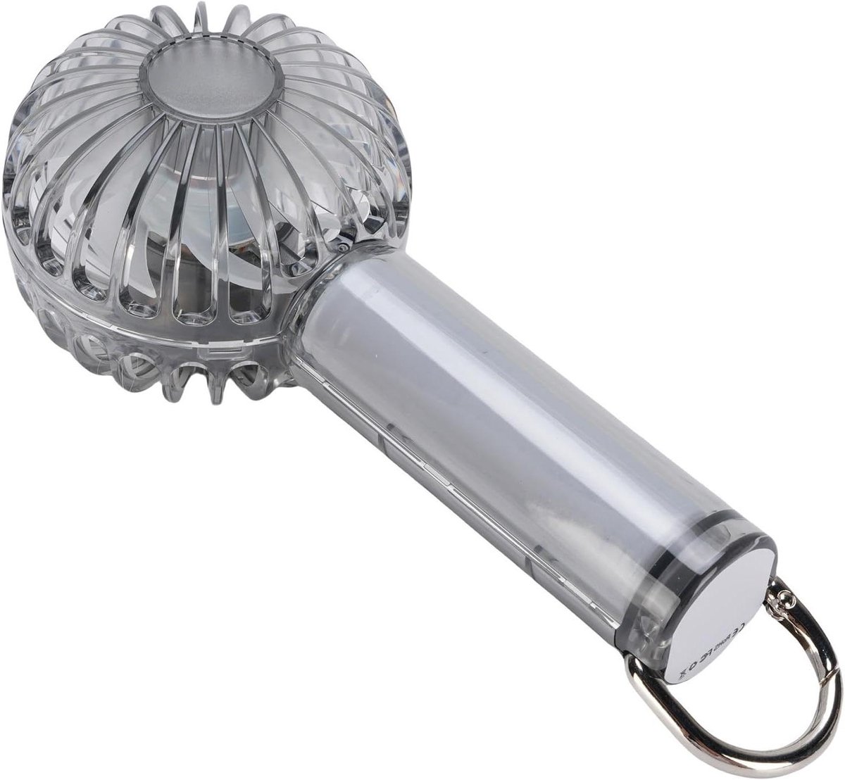Handventilator - Zakventilator - Koel Blijven - Stil Ontwerp - 15 cm Hoog - Transparant