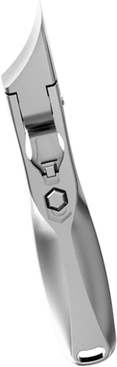 Teennagelschaar - Nagelverzorging - Netjes Knippen - Verlengde Gehoekte Bek - 11 cm - Zilver