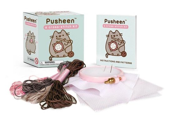 Pusheen: A Cross-Stitch Kit - cover