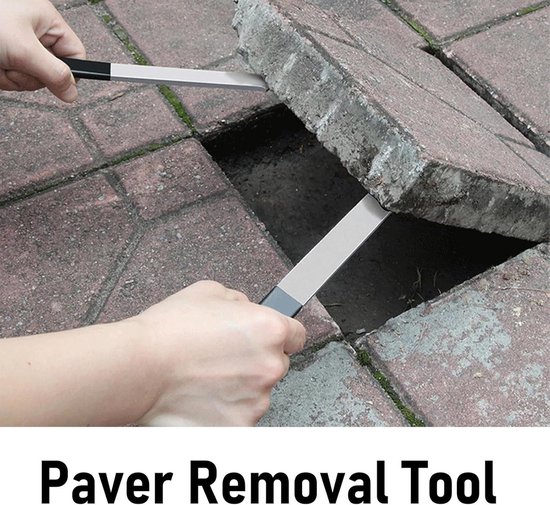 Bestratingsgereedschap - Paver Puller - Tuinonderhoud - Gegalvaniseerd staal - 23 x 3 x 2 cm - Zilver van Bestratingsgereedschap — afbeelding 5