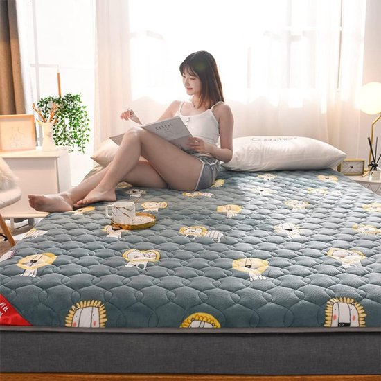 Opvouwbare Matras - Vloerbedekking Slaapmat - Comfortabel Slapen - Meerlagige Structuur - 100x200cm - Cute — afbeelding 5