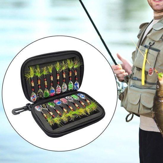 Spinnerbait Vis Aas - Kunstaas Set - Barvissen Vangen - Verbeterd Vangpotentieel - 16 Stuks - Goud — afbeelding 2