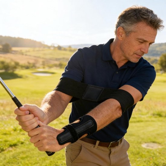 Golf Armband - Pols Lus - Swing Stabiliseren - Verstelbare Band - 19 x 5 x 2 cm - Meerkleurig van GOLF — afbeelding 2