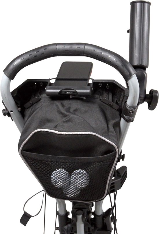 Golftrolley Inklapbaar - Push Trolley - Golfen Met Gemak - Sterk Aluminium Frame - Tot 25 kg - Wit Roze — afbeelding 5
