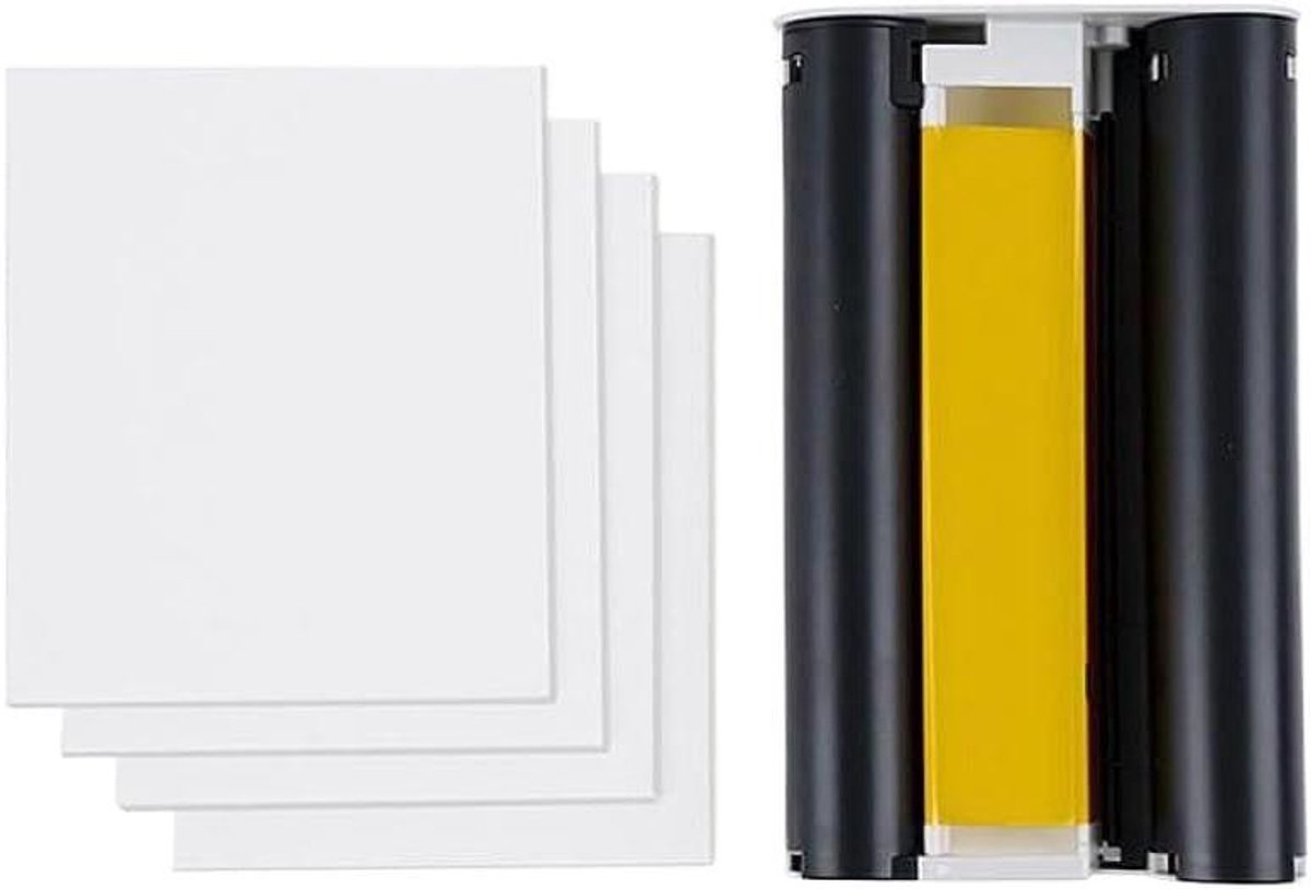 Compacte Fotoprinter Kit - Draadloze Printer Foto Printer - Direct Foto's Printen - Wi-Fi Connectiviteit - 6 Inch Prints - Zwart