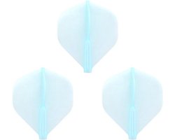 Cosmo Darts Fit Flight (AIR) Set van 3 standaard dartpijlen (lichtblauw)