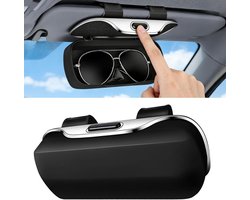 Zonnebrilhouder Auto - Brillen Clip - Veilig Opbergen - Eenvoudige Installatie - 1x1x1 cm - Zwart
