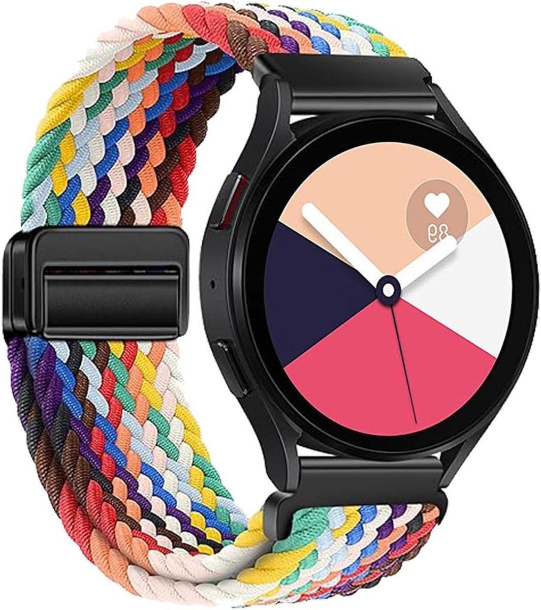 Magnetische Nylon Sportarmband voor Huawei Watch GT 2, GT 3 en Honor Watch ES - Ademend en Lichtgewicht Vervangband voor Smartwatch