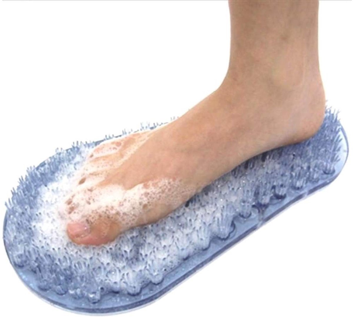 MTTproducts - Soapy Zolen Voet Scrubber - Voetverzorging - Zorg voor schone voeten - Blauw - Voetwas - Gemakkelijke reiniging - Ideaal voor thuisgebruik