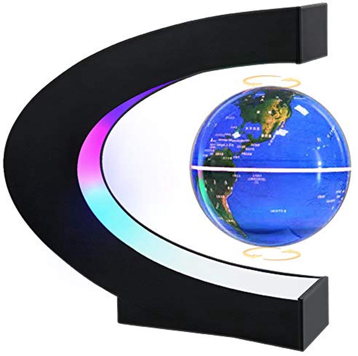 Magnetische zwevende wereldbol met LED-verlichting - Innovatief bureau gadget en woondecoratie
