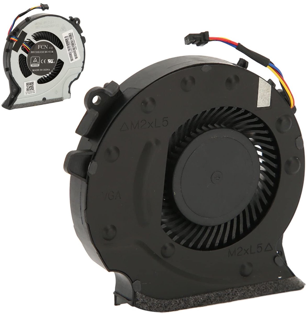 Cosensi - CPU GPU-koelventilator - Laptopkoeling - Betrouwbaar en efficiënt - Groen - Koelventilator - Verbeter prestaties - Geschikt voor Pac Gami...
