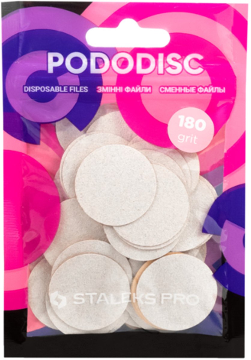 Staleks Pdodisc Overlays L 180 grit 50 stuks