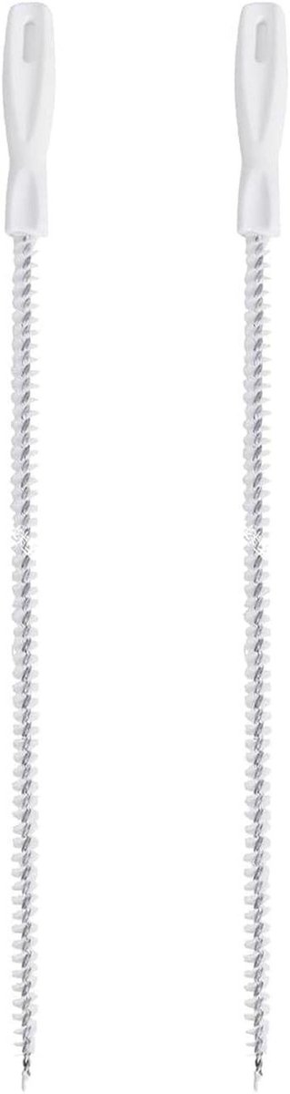 Afvoerreiniger Set - Spiraal Reiniging - Verstopte Afvoer - Flexibel Ontwerp - 2 Stuks 45CM - Grijs