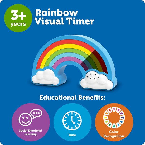 Visuele Tijdsinsteller met Kleurverloop voor Kinderen - Timer voor Focus en Planning (3+ jaar) — afbeelding 4