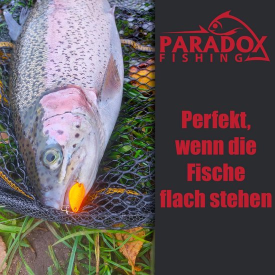 Trout Spoon Set 1 g - 1,7 g - 2 g met drukhendels, flashende UV-kleur en dubbelzijdige bedrukking, inclusief trout kunstaas en draaischroeven voor roofvis — afbeelding 3