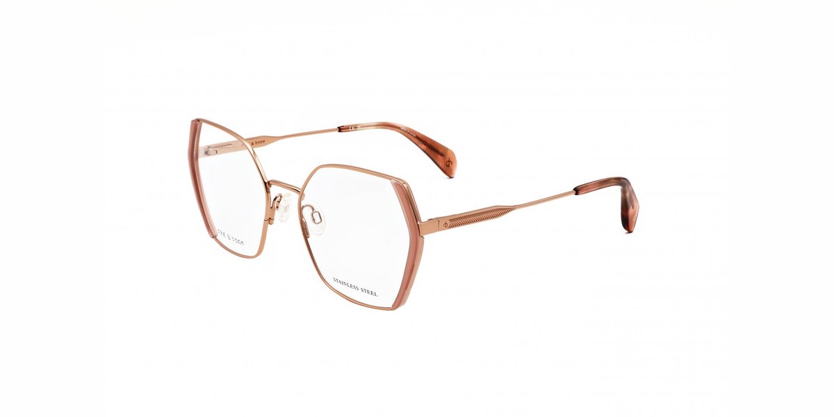 Rag & Bone RNB3079/G Shaded brown rose gold 53/18/140 WOMAN Brilmonturen