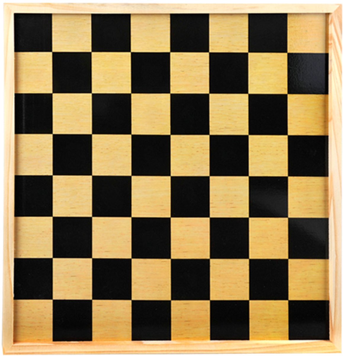 Tweezijdig Schaak- en Dambord van Hout – Groot Spelbord 40 x 40 cm – Houten Bord voor Schaakspel & Dammen – Klassiek Bordspel – Engelhart — afbeelding 6