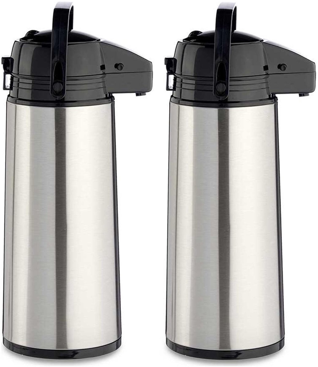 Kinvara Koffie en warme dranken thermoskan/isoleerkan - 2x -