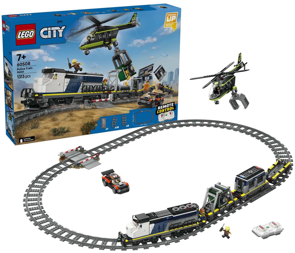 LEGO® City Overval op Politietrein - Speelgoedtreinset - 60508 — afbeelding 9
