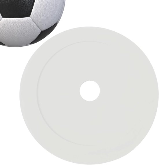 Sport Pylonen - Oefenmarkeringen Veld - Sport Training - Opvallende Kleuren - 15 Centimeter - Wit — afbeelding 3