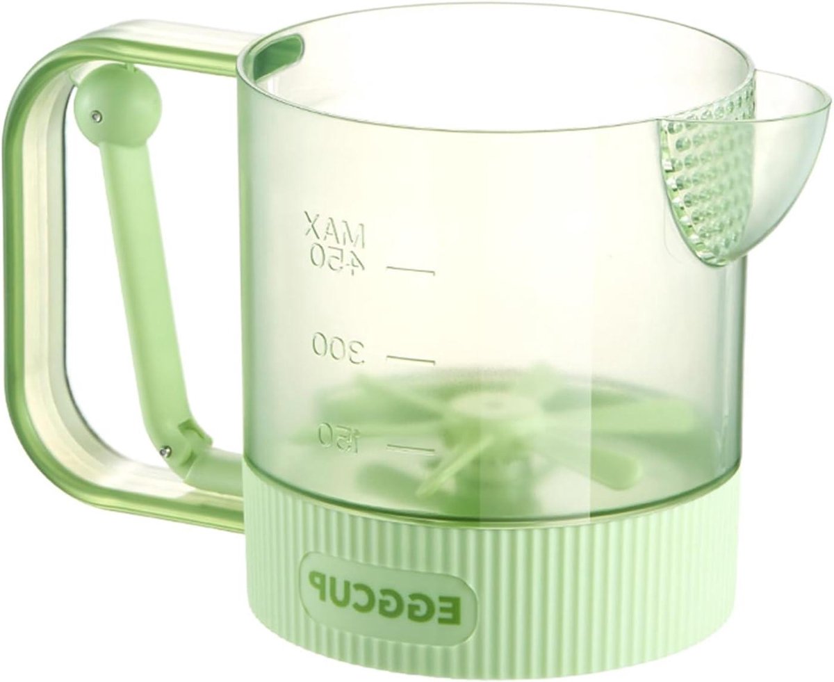 Eieren Mixer Beker - Klopper Schuimfilter - Beslag Mengen - Semi-Automatisch - 18.5x10.6x11.5cm - Groente