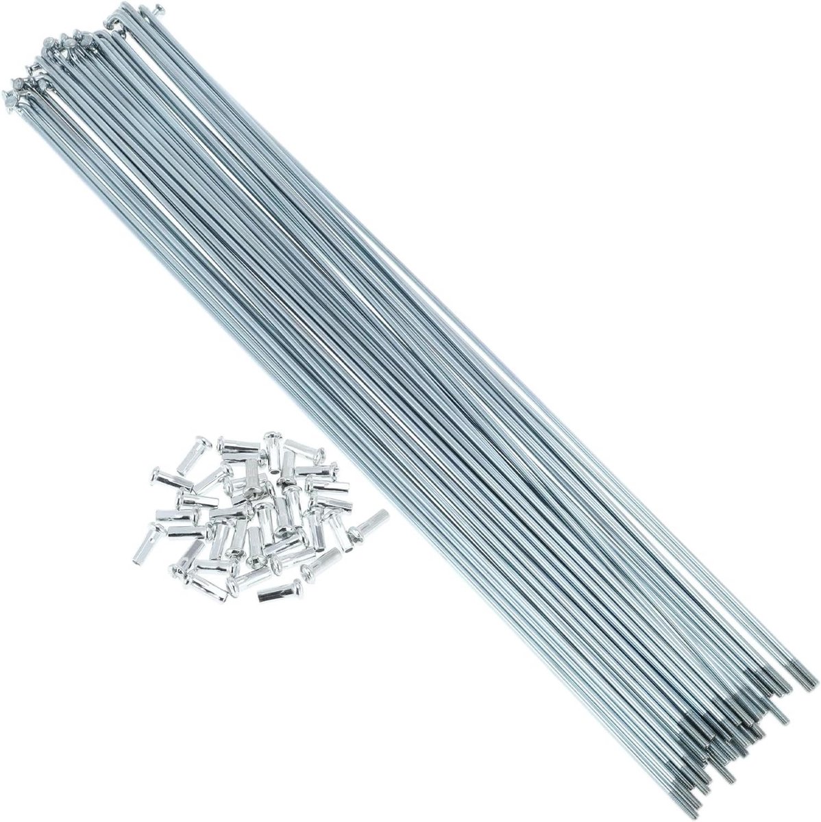Fietsspaken - Wielspaken Fiets - Fietsreparatie - Verzinkt Staal - 305 mm - Zilver