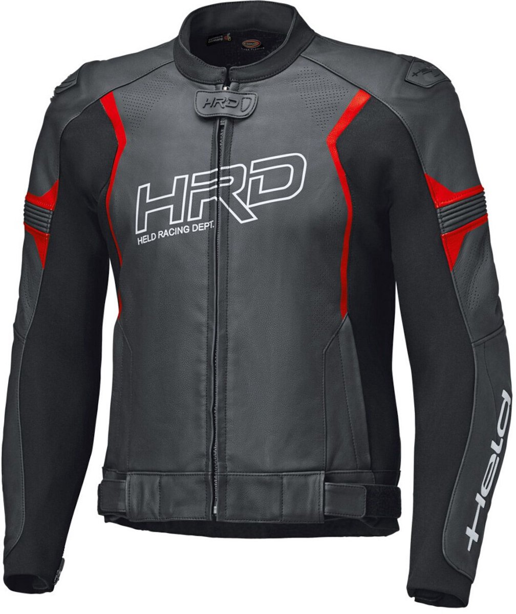 Held Street Rocket 4 Zwart Rood Leren Motorjas - Jas
