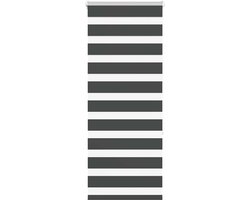 vidaXL - Zebra - rolgordijn - 60x150 - cm - stofbreedte - zwart - 55,9 - cm