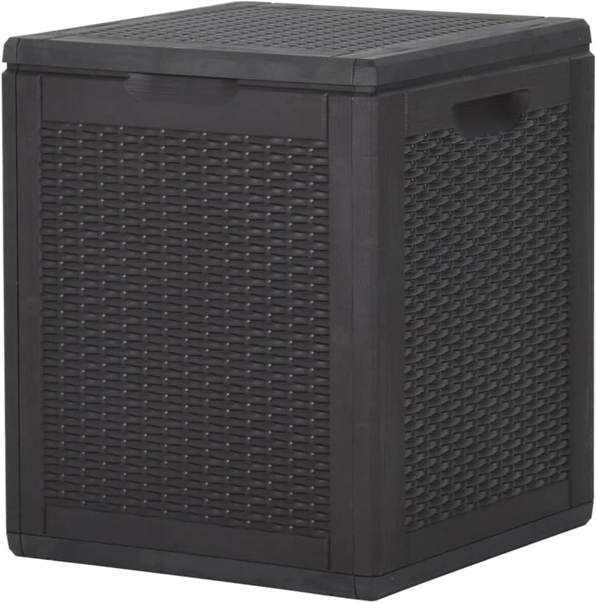 Tuin Opbergdoos - Outdoor Kist - Tuinspullen Opbergen - Weerbestendig PP Materiaal - 90 Liter - Zwart
