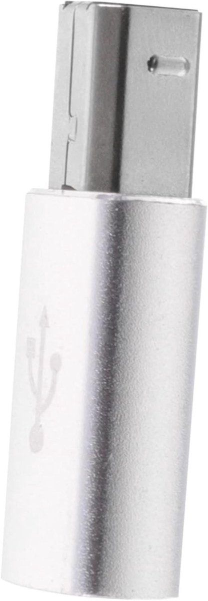 USB naar MIDI Adapter - Audio Converter Kabel - Muziek Maken - Compact Ontwerp - 3.7 cm - Zilver