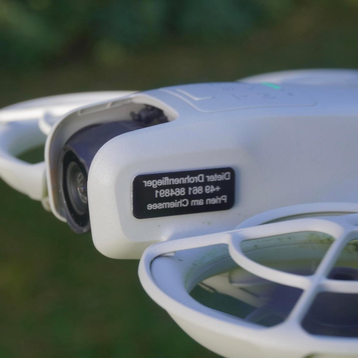 Drone Kenteken - Drone ID Plaatje - Drone Registratie - Zelfklevend Aluminium - 20x8 mm - Zilver