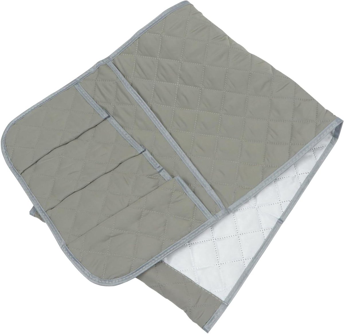 Bank Armleuning Organizer - Opbergvak Bank Caddy - Spullen Opbergen - Met Afstandsbediening Vak - 33 cm Breed - Grijs
