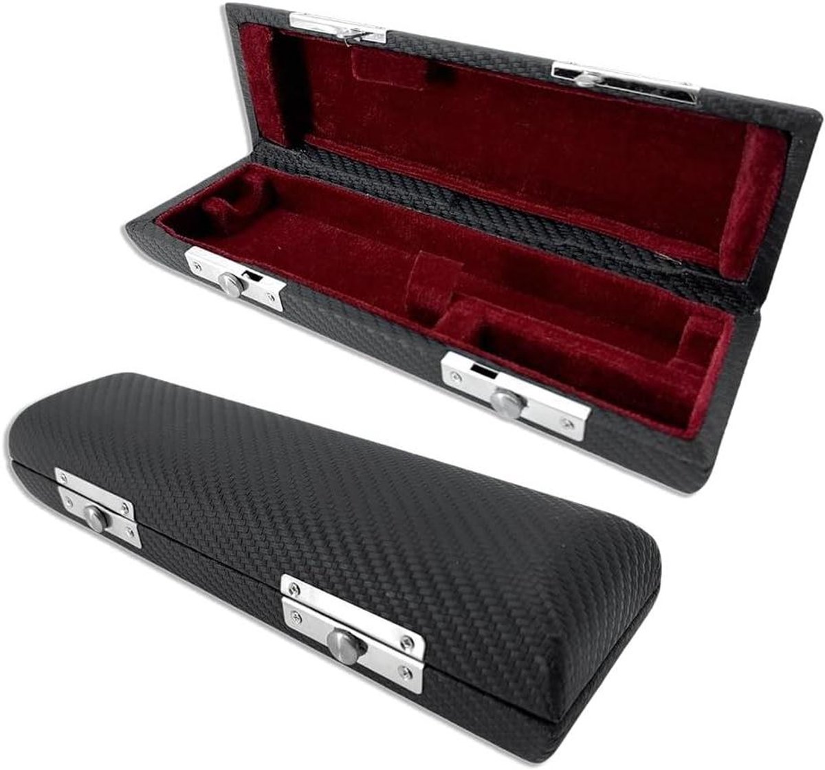 Piccolo Fluit Hard Case - Piccolo Houder Tas - Muziek Transport - Kunstleer Buitenkant
