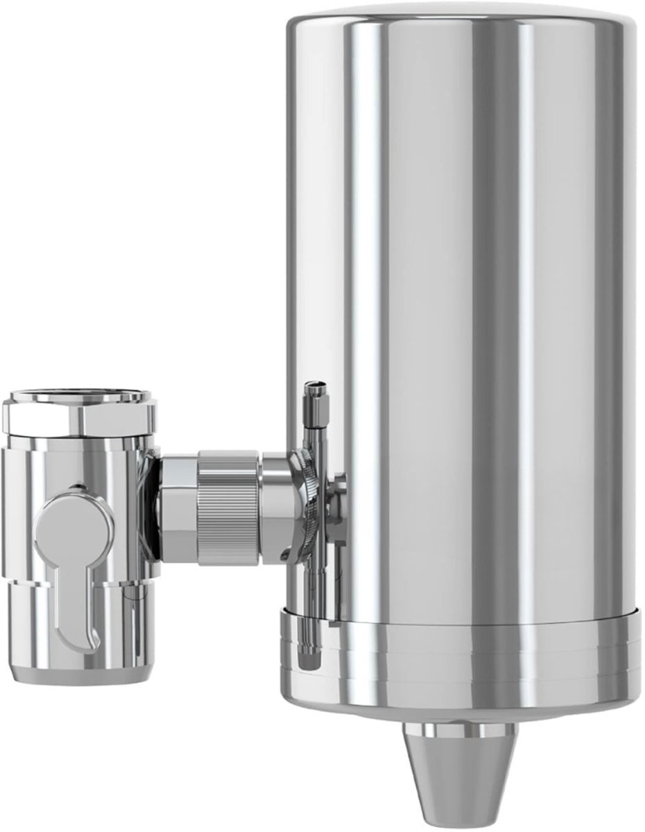 AHD® Waterfilter kraan - Waterfilter - Zilver - 14cm x 11cm x 5cm