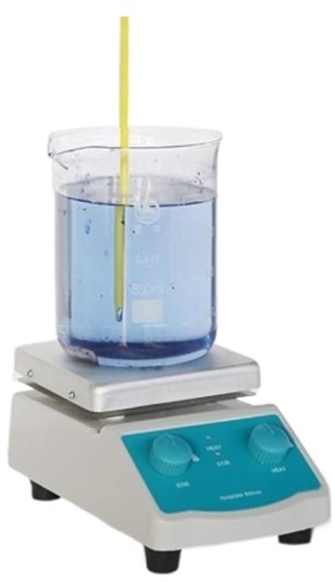 Magnetische Roerder - Digitale Roerder - Laboratorium Onderzoek - Temperatuurregeling - 170x170mm Studio - Zwart — afbeelding 3