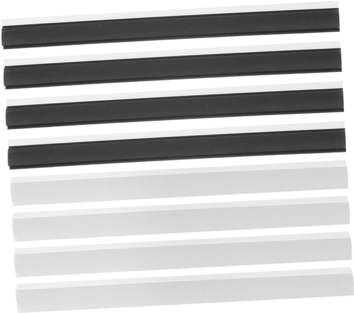 Stoffer Vervangstrips - Rubber Randen - Huishoudelijk Schoonmaken - Eenvoudige Installatie - 8 Stuks - Gemengde Kleur
