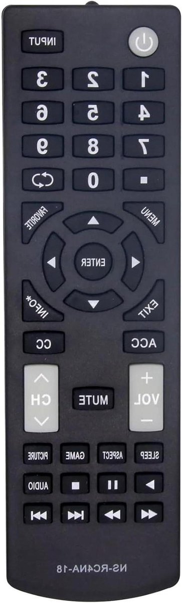Universele Afstandsbediening - TV Bediening - Televisie Bediening - IR Draadloze Communicatie - 1 x 1 x 1 cm - Zwart
