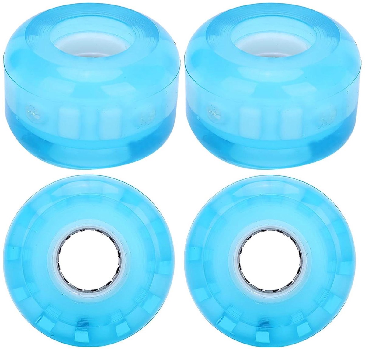Skateboard Wielen Knipperende Rol Skateboarden Hoog Elastisch PU 52 Mm Set