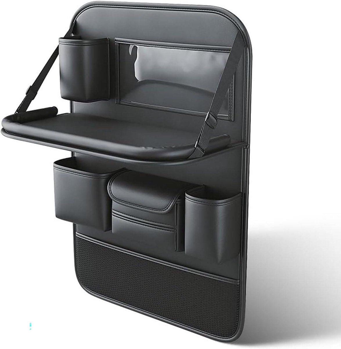 Autostoelorganizer, voor Opel Zafira Life S M L 2019-2020 Opbergtas voor de achterbank met inklapbaar tafeltje, meerdere vakken en beschermmat