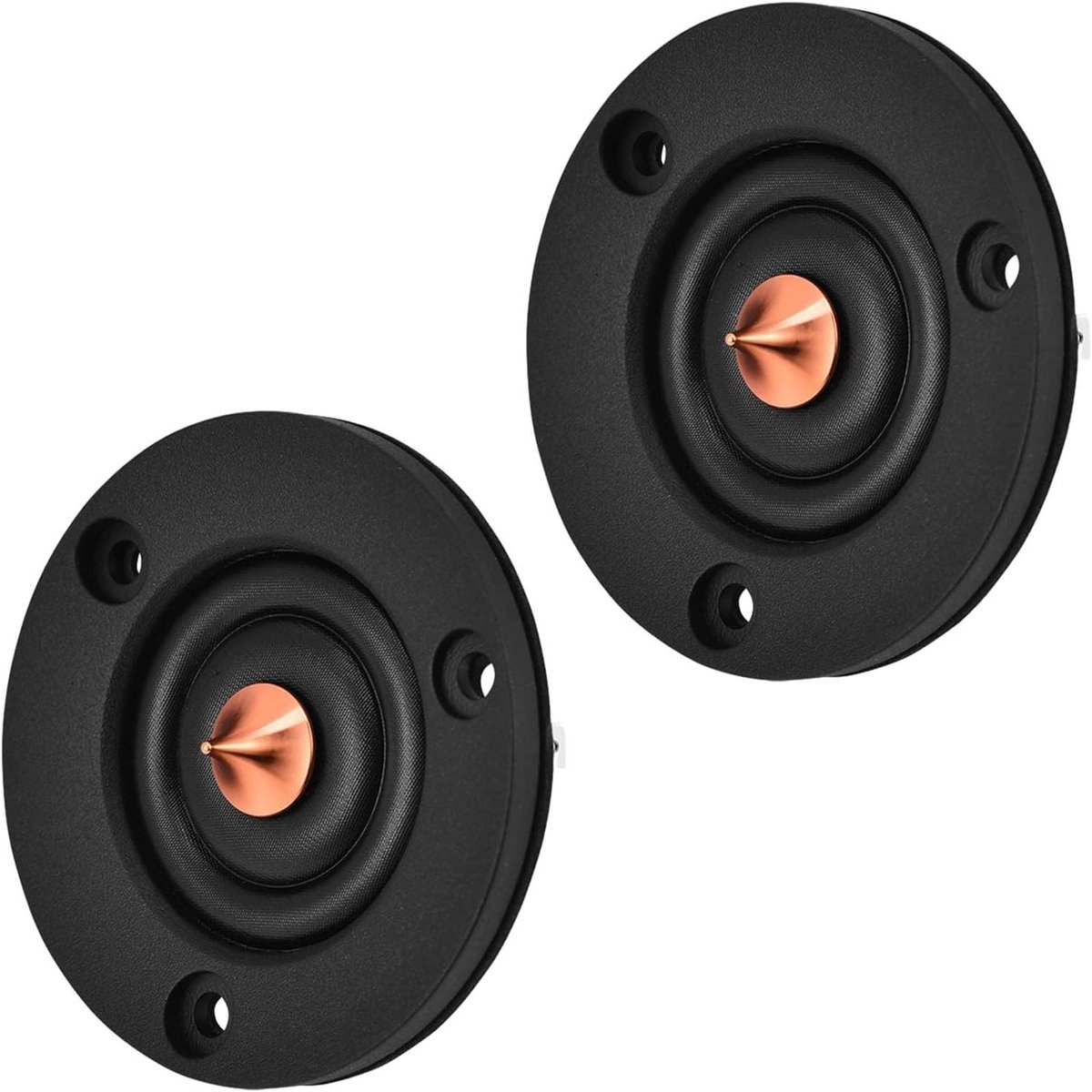 Tweeter Luidsprekers - Hoge Tonen Speakers - Muziek Geluid Verbeteren - Zijde Film Koepel - 2 Inch 4 Ohm - Zwart