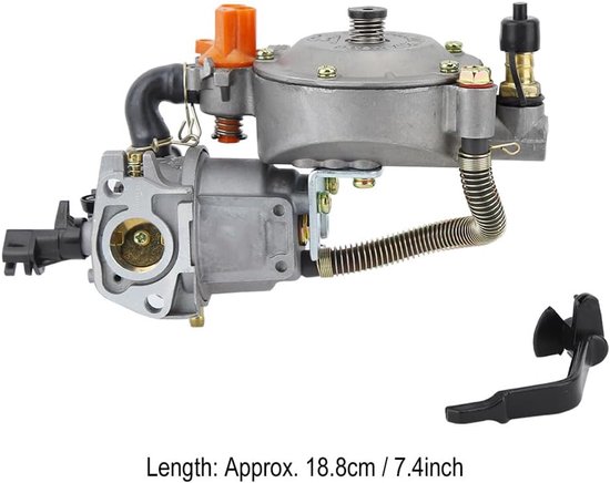 Carburateur Conversiekit - LPG NG - Brandstof Besparen - Metaal Duurzaam - 18.8 cm Lengte - Zilver — afbeelding 4