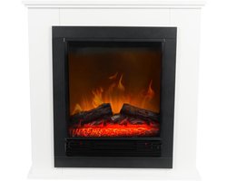 Sfeerhaard Elektrisch Lugano - Sfeerhaard met Schouw 1800W - Electrische Haard met Verwarming,…