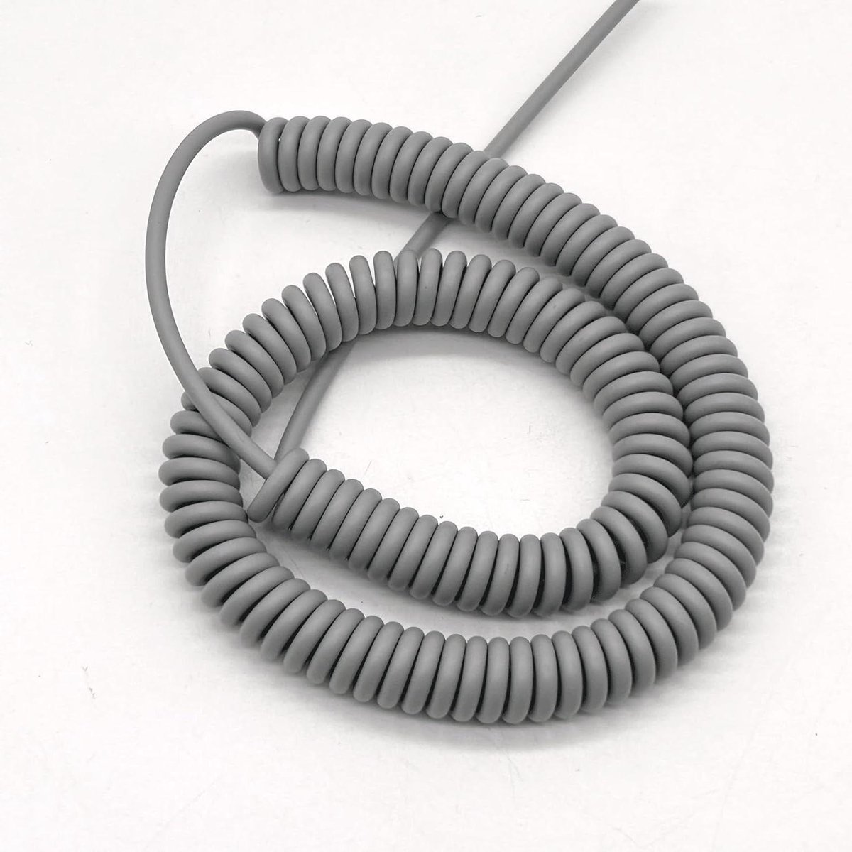 Elektronische Kabel - Spiraalkabel Veerkabel - Flexibele Aansluitingen - Intrekbaar Spiraalontwerp - 2 Meter - Zwart