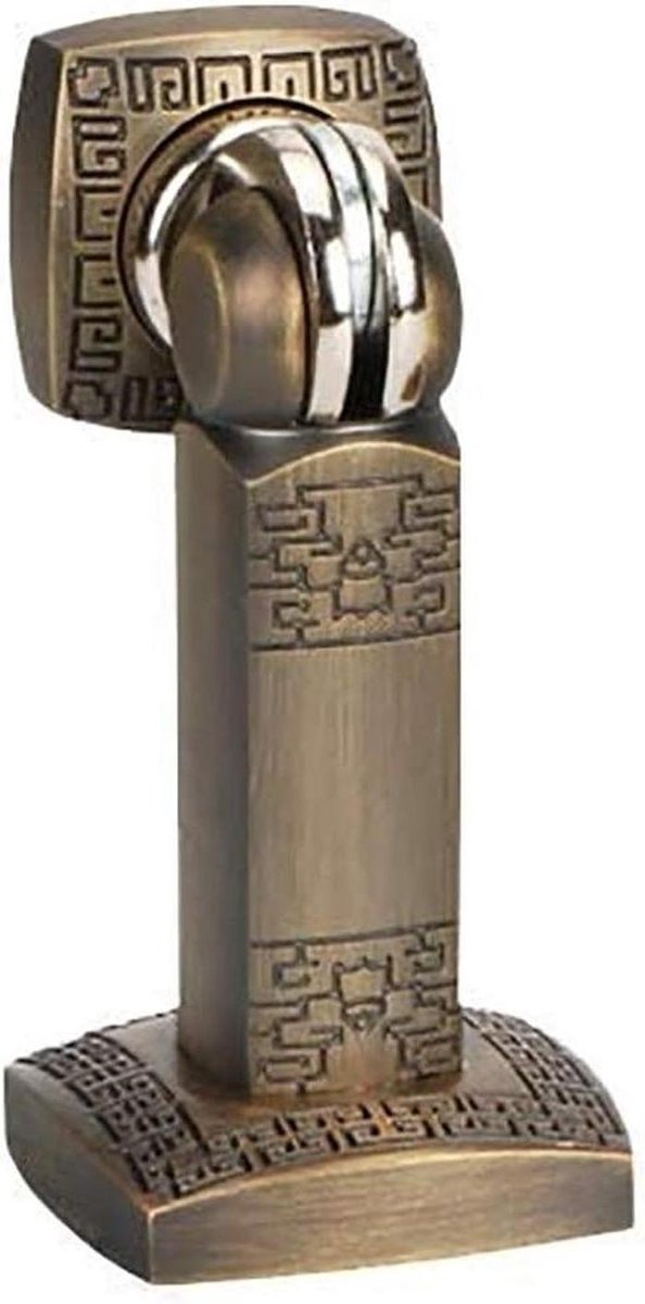 Deurstop - Magnetische Stopper - Wand Beschermen - Zinklegering Materiaal - 3 Stuks - Zwart