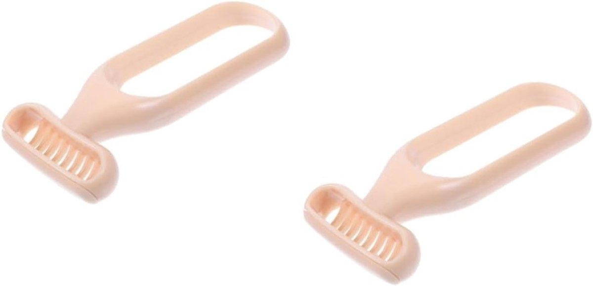 Lichaamshaartrimmer Set - Handmatige Trimmer - Glad Scheren - Minimaliseert Huidirritatie - 2 Stuks - Beige