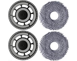 Mop Beugel Mop Pads Kit past voor Roborock QV 35A/QV 35S/Qrevo Edge/Qrevo S5V/Qrevo Edge S5A/Qrevo Curv/Qrevo Curv S5X Robot Stofzuigers