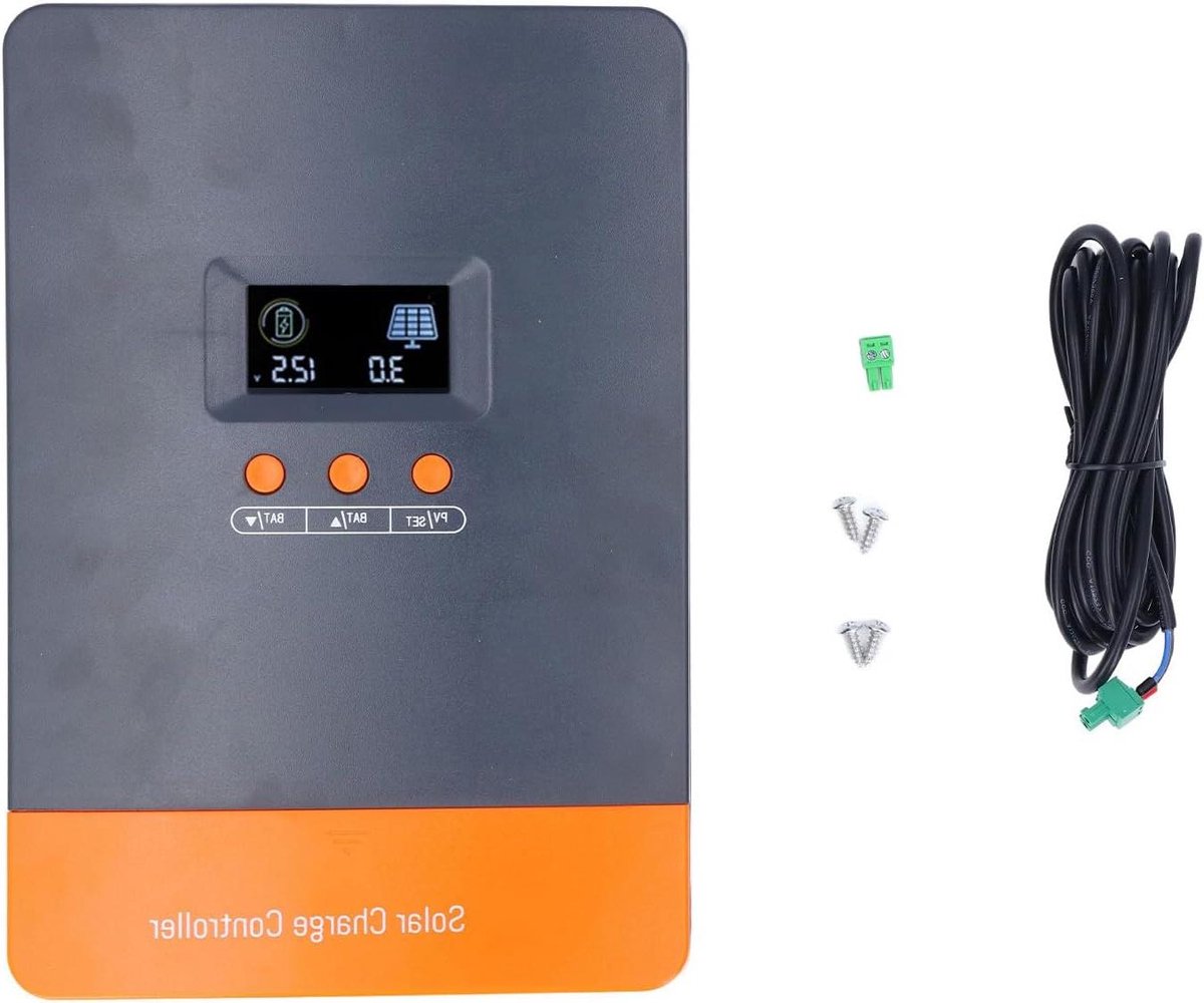 Zonnelaadcontroller - Batterijregelaar - Zonne-energiesystemen - MPPT Technologie - 80A - Aluminium